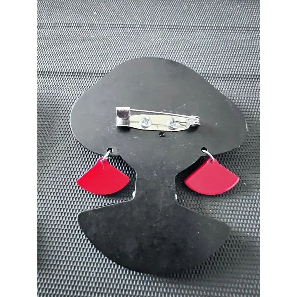 Acrylic Lot Of 3 Brooches/Pins Women fashion jewelry Crafts gifts NEW
